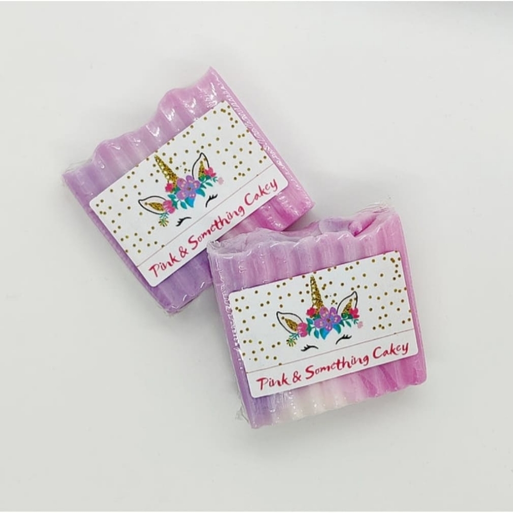 Pink & Something Cakey Soap Bar by Sinarie Inc. - Handcrafted Artisan Soap Bars